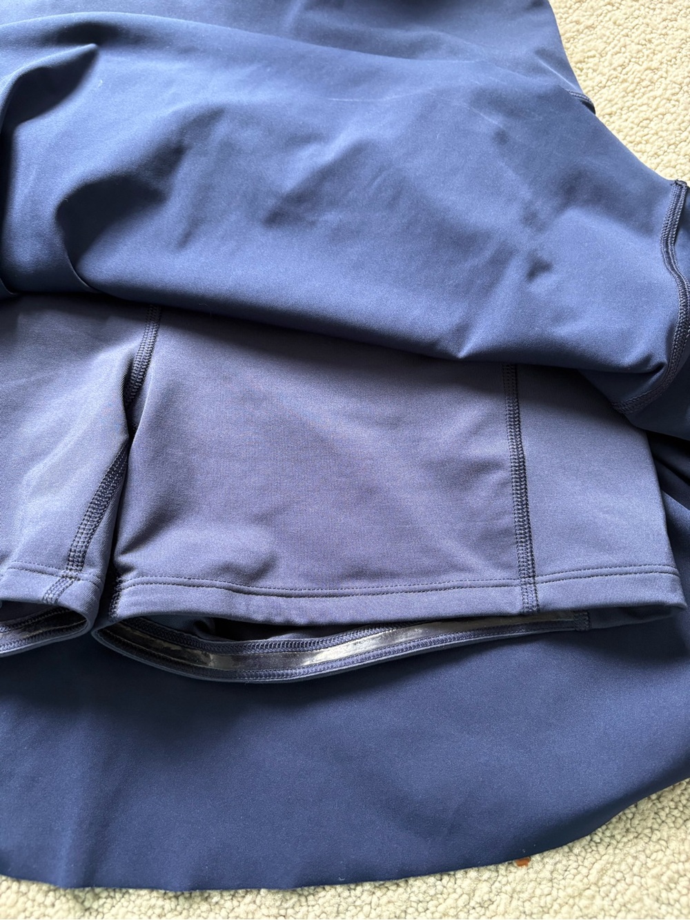 Athleta Navy Flared Athletic Skirt - Picture 4 of 4